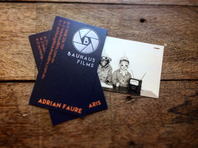 Bauhaus Films business cards
